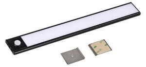 LED Solution Černé nábytkové LED svítidlo 40cm 2W s pohybovým čidlem 2963