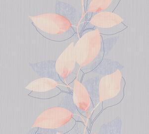 Vliesová tapeta na zeď Attractive 37815-3 | 0,53 x 10,05 m | oranžová, šedá | A.S. Création