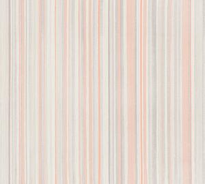 Vliesová tapeta na zeď Attractive 37817-2 | 0,53 x 10,05 m | oranžová, šedá, bílá | A.S. Création