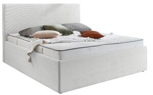 ČALOUNĚNÁ POSTEL, 140/200 cm, přírodní barvy Boxxx - Postele s úložným prostorem, Online Only