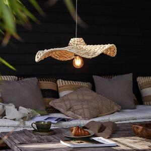 PR Home Závěsná lampa Tali Stínidlo z rafie Ø 46 cm