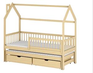 Legno Dětská rozkládací postel Pipa borovice Rozměr (cm): 80x160