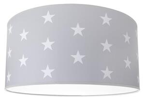 LAMPDAR Dětské stropní svítidlo STARS GREY 2xE27/60W/230V šedá SA0668