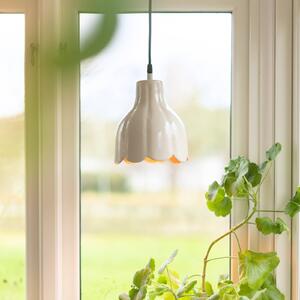 PR Home Tulippa závěsná lampa Ø 17 cm, béžová, zástrčka