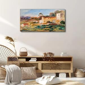 Obraz na plátně Obraz na plátně Abstrakce vesnických domů