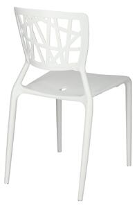 Židle Bush bílá inspirovaná Viento Chair
