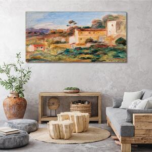Obraz na plátně Obraz na plátně Abstrakce vesnických domů