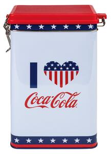 Coca Cola Kovový podnos, 2 kusy / Kovová dóza (kovová dóza s uzávěrem) (100343005002)