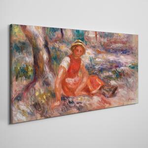 Obraz na plátně Obraz na plátně Abstrakce ženský les