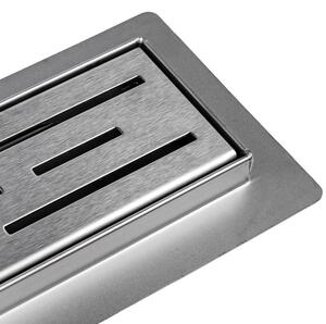 BPS-koupelny Sprchový odtokový žlab DL01 CLASSIC G2 HYD-2646 50 cm, satén