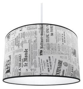 LAMPDAR Lustr NEWSPAPER 1xE27/60W/230V SA0687