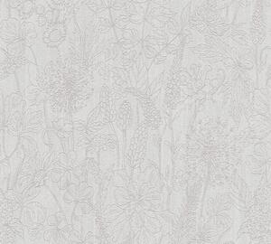 A.S. Création | Vliesová tapeta na zeď Attractive 37834-1 | 0,53 x 10,05 m | béžová, šedá