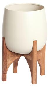 KVĚTINÁČ dřevo, kov, 36/50 cm Light & Living - Obaly na květináče, Online Only