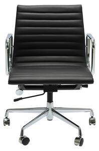 Kancelářská židle CH inspirované EA117 černá kůže