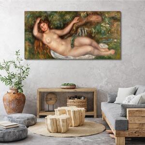 Obraz na plátně Obraz na plátně Moderní žena stromy