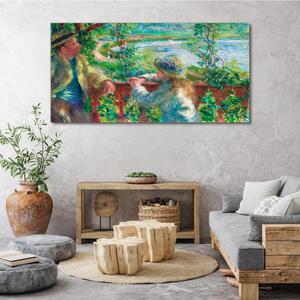Obraz na plátně Obraz na plátně Dítě lesního jezera