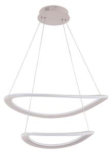 LED Lustr na lanku CASHMERE LED/75W/230V pr. 59,5 béžová
