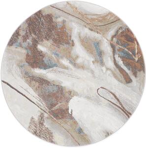 Kulatý koberec Ragolle Argentum 63529 7270 béžový hnědý Rozměr: průměr 200 cm