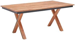 JÍDELNÍ STŮL, akácie, přírodní barvy, černá, 180/100/76 cm Livetastic - Online Only jídelní stoly, Online Only
