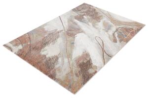 Moderní kusový koberec Ragolle Argentum 63529 7270 Abstraktní béžový hnědý Rozměr: 160x230 cm