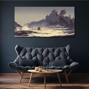 Obraz na plátně Obraz na plátně Fantasy rytířský hrad