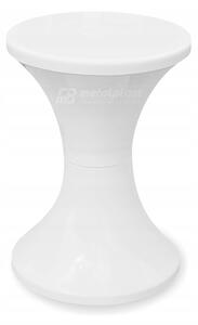 Stolička Metalplast-Kalisz bílá 42 cm