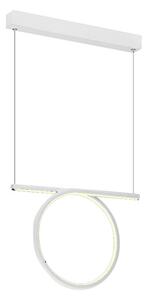 LED Lustr na lanku LOOP LED/20W/230V bílá