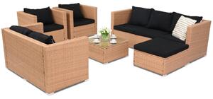 Roma Corner 8 Garden Point technorattanový zahradní nábytek medový