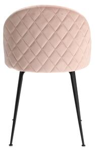 Židle Louise světlá růžová