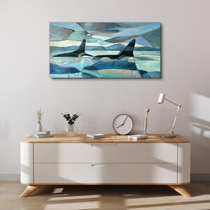 Obraz na plátně Obraz na plátně Abstraktní velryba zvíře