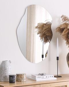 Nástěnné zrcadlo 50 x 70 cm stříbrné FALAISE