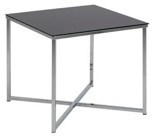 Čtvercový stůl Cross černý, 50cm