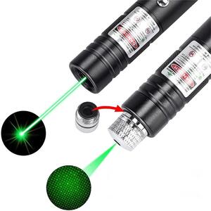 HJ USB nabíjecí zelené laserové ukazovátko a baterka s laser šou