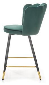 Barová židle SCH-106 tmavě zelená