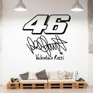 Samolepka Valentino Rossi 46 - Kvalitní samolepky.cz