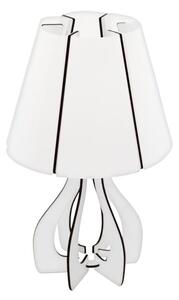 Eglo 78857 - Stolní lampa COSSANO 1xE27/46W/230V bílá EG78857