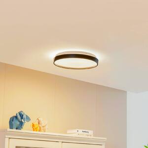 Lindby Smart LED stropní svítidlo Mirren černý kov CCT Tuya