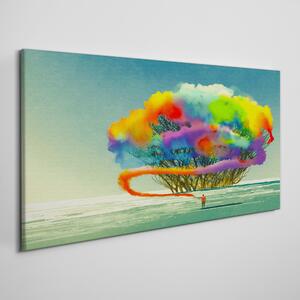 Obraz na plátně Obraz na plátně Abstrakce strom