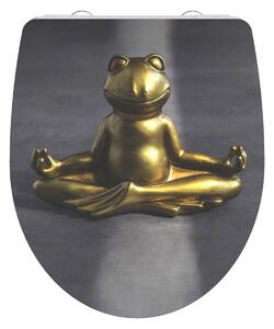 Eisl Sanitär WC prkénko Duroplast Soft Close Relaxing Frog High Gloss 82581