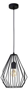 TK Lighting Lustr na lanku BRYLANT BLACK 1xE27/60W/230V TK2257