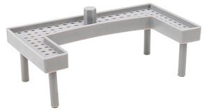 BPS-koupelny Lineární sprchový odtokový žlab 2v1 DL01 FIX HYD-2651 50 cm, satén