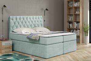 Eka Kontinentální čalouněná postel Luxurious - Cassablanca (90x200 cm) Barva látky Trinity: (2311) Fialová