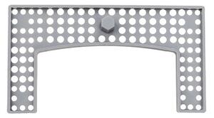 BPS-koupelny Lineární sprchový odtokový žlab 2v1 DL01 FIX HYD-2651 50 cm, satén