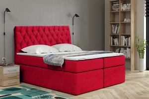Čalouněná postel JOEY 90x200 cm Odstín látky: Červená (Trinity 09) - eTapik