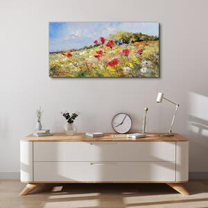 Obraz na plátně Obraz na plátně Abstrakce květiny Krajina