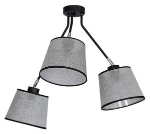 Přisazený lustr ASTA 3xE27/60W/230V černá