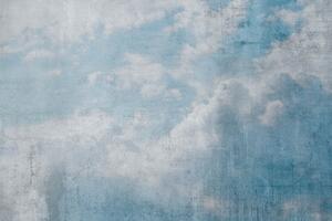 DIMEX | Vliesová fototapeta Abstrakt mraky MS-5-0373 | 375 x 250 cm| modrá, bílá, šedá