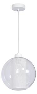 Lustr FUNA 1xE27/60W/230V bílá