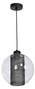 Lustr FUNA 1xE27/60W/230V černá