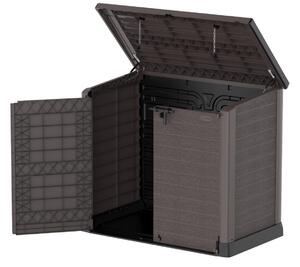 DURAMAX Plastový úložný box StoreAway 145 x 125 x 82,5 cm, 1200 l - hnědý DURAMAX 86631